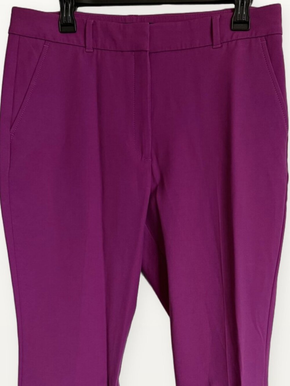 White House Black Market Magenta Cropped Dress Pants 12S